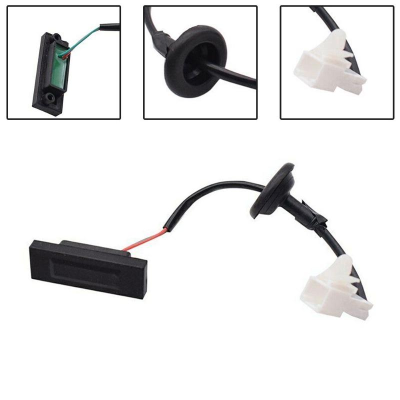 1x 81260-B4000 Car Trunk Lid Lock Release Switch ABS Black Boot Release Handle Tailgate Open Button For Hyundai I10 2013-