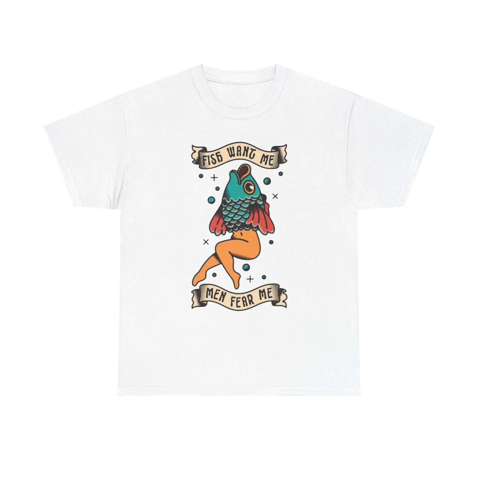 Men s and Women s T-shirts Sailor Jerry Fish XL