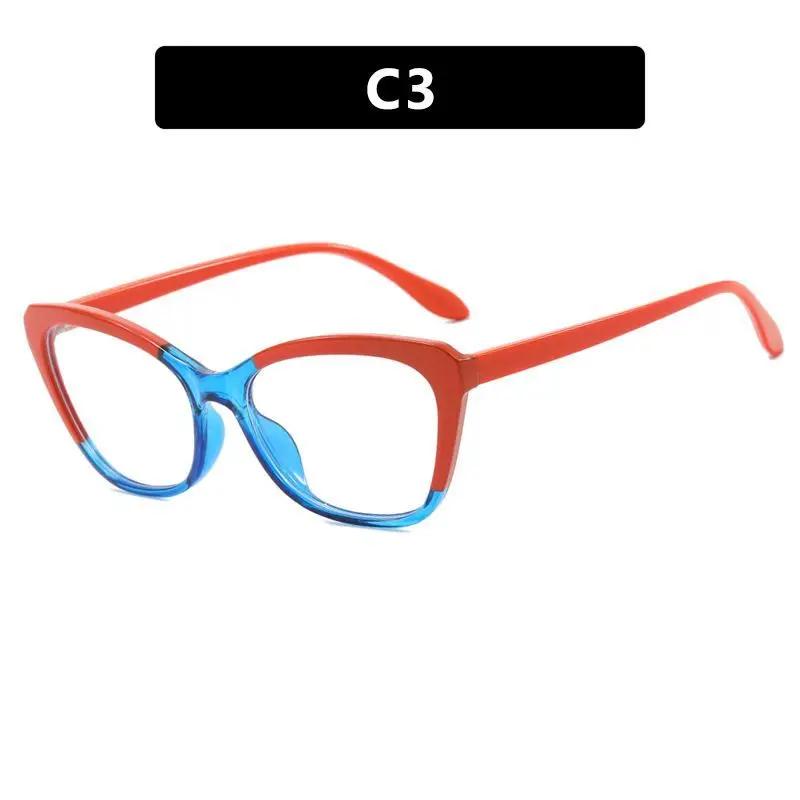 KOTTDO Classic Anti-blue Light Computer Eye Glasses Frames for Men Women Vintage Square Plastic Cat Eye Glasses Frame Eyewear