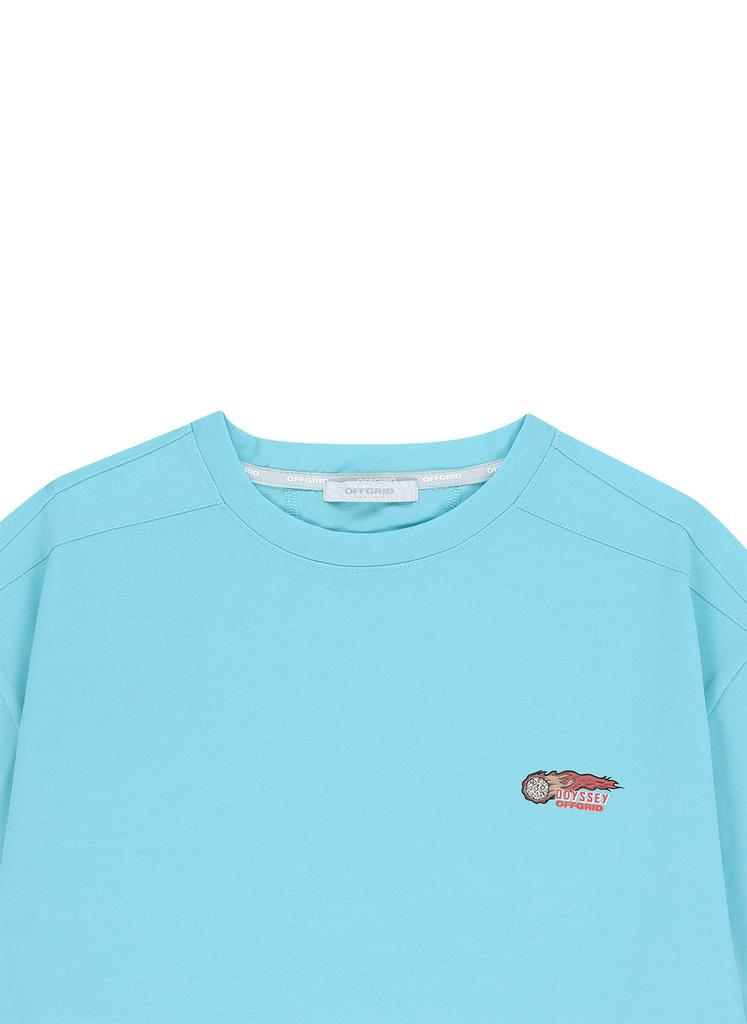 OFFGRID Cutoff Meteor T-Shirt - Blue