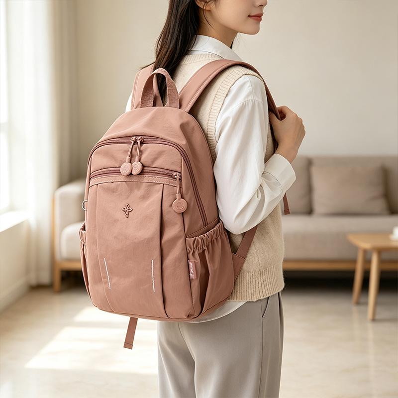 Backpack for Casual Wear, Single Shoulder Cross-body Bag, Large Capacity Student Schoolbag, Women's Backpack
