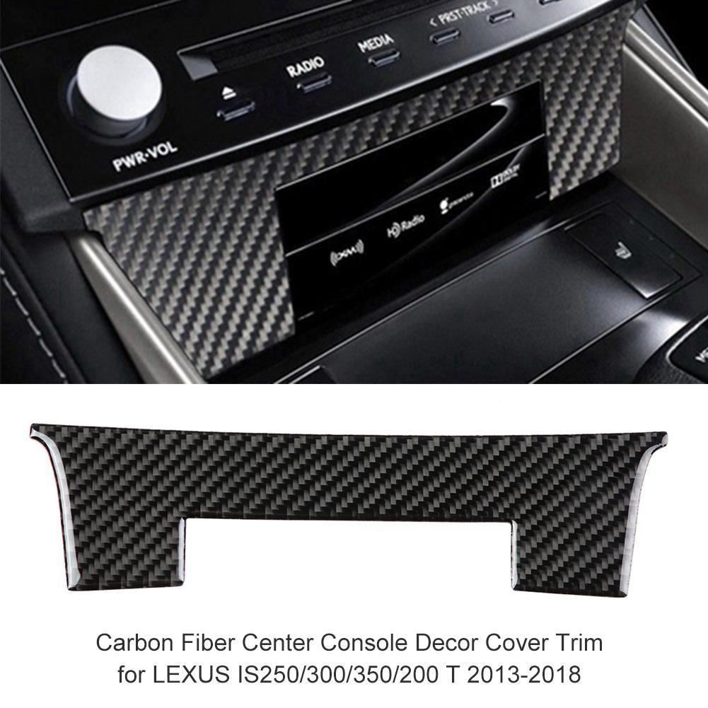 Carbon Fiber Center Console Decor Cover Trim for LEXUS IS250 300 350 200 T 2013 2018