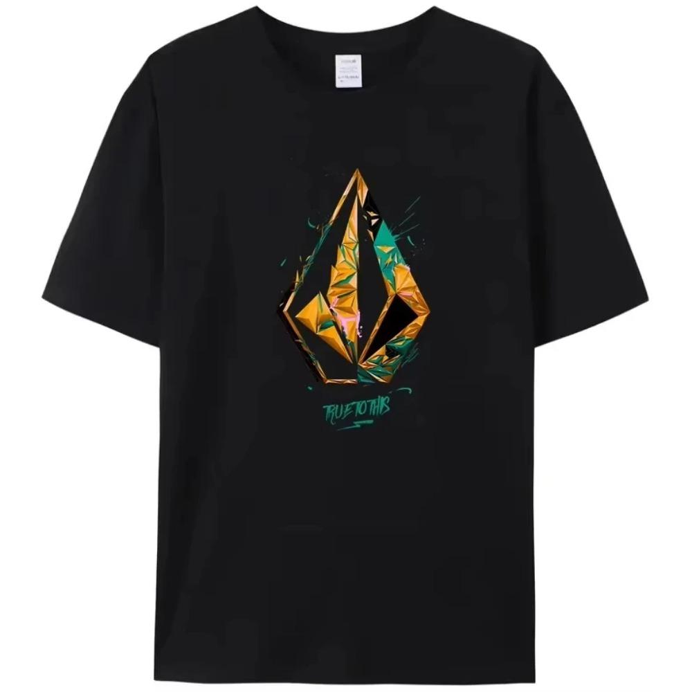 

2025 Новая футболка Четыре сезона Лучший дизайн Хлопок Отличное качество Комфортный топ Черный Праздничный подарок Топ Мужская Женская Футболка L