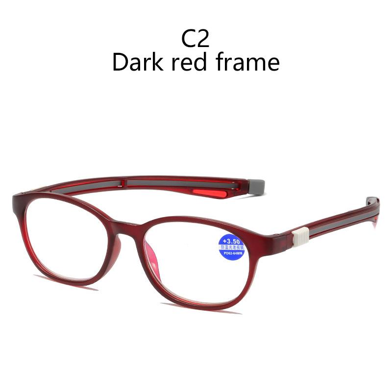 Magnetic Reading Glasses With Neck Hanging Reading Glasses With Magnet For Both Men And Women Round Frames Reader 1.0 2.0