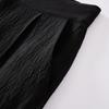 Solid Color Jacquard Mulberry Silk Casual Pants