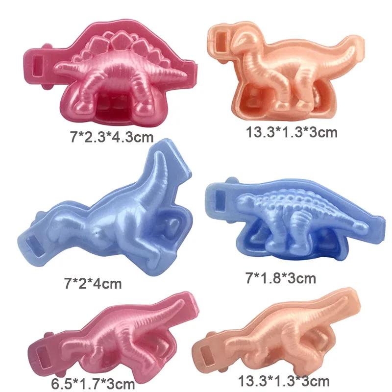 Dough Play Tools for Kids Dough Accessories Molds Dinosaur Fruit Roller Cutter Scissor Playdough Clay Mold Children DIY Toys