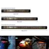 Universal LED Motorcycle Turn Stripe Light Flowing Water Flasher Rear Stop Lamp Warning 20/30/40cm 12V