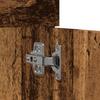 Washbasin Cabinet with Rustic Wood Look 90 X 38.5 X 46 Cm Particleboard