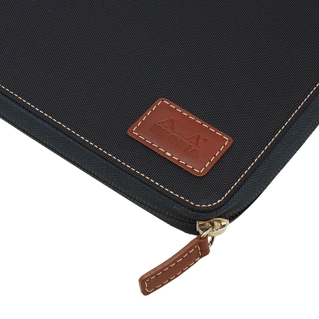 Rhodia Round Zip Case Navy White Grid cf16ronv (Rhodia No.16 Cover/5mm Included)