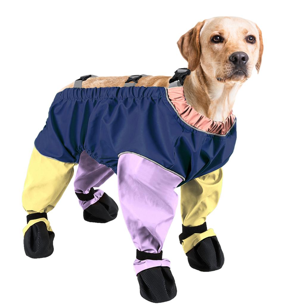 Breathable Pet Pants with Soft Soles Antislip and Dirt Resistant Dog Trousers with Foot Cover Indoor and Outdoor Use