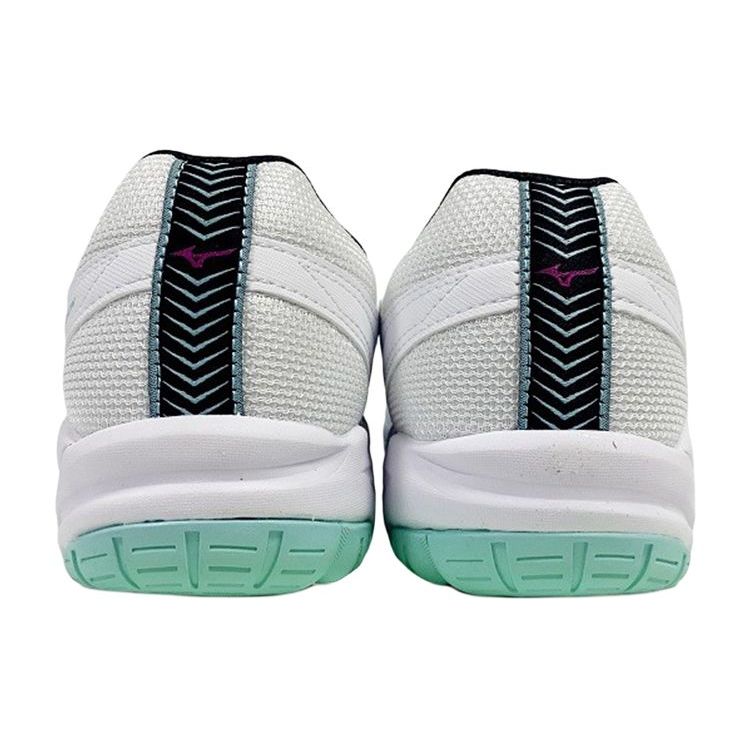 Mizuno Cyclone Speed 1 CN Shock Absorption Non-Slip Wear-Resistant Breathable Low-Top Badminton Shoes Unisex Sneaker White Blue V1GA218111