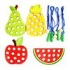 Lacing Threading Toy Eat Fruit Game Fine Motor Skills Educational Toys For Kids Gift