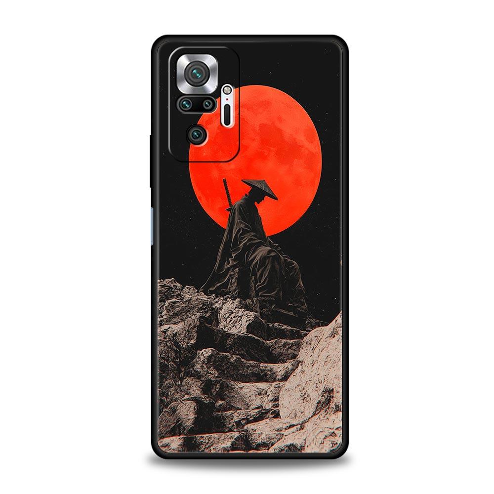Japanese Bushido Samurai Phone Case For Xiaomi Redmi Note 15 14 13 12 5G 11 10 Pro Plus 4G 9S 14C 13C 12C 10C Soft TPU Cover