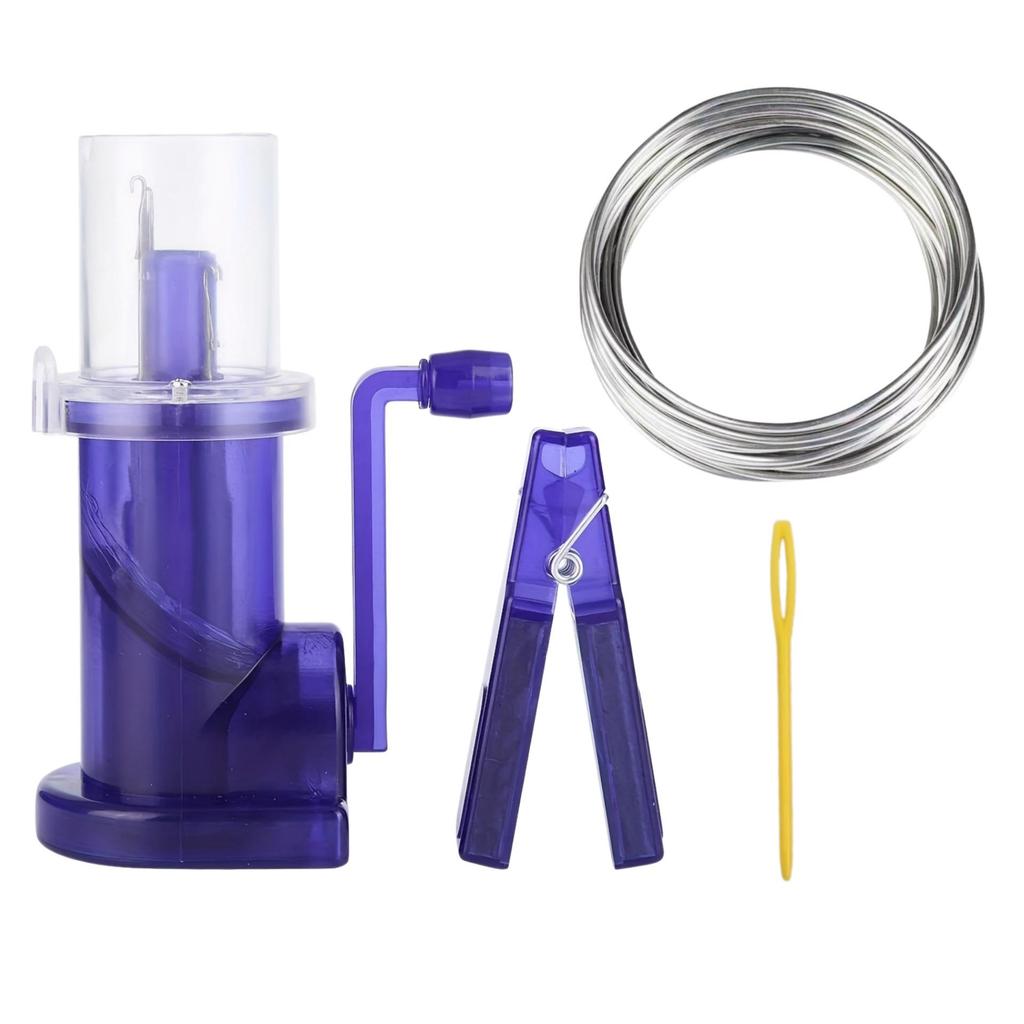 Hand-Cranked Rope Braiding & Jewelry Weaving Tool 