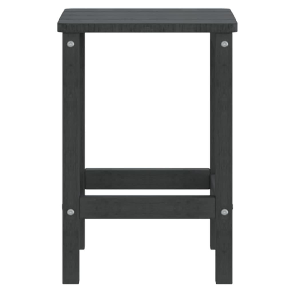 Vidaxl Stolik Ogrodowy Adirondack, Antracytowy, 38X38X46 Cm, Hdpe