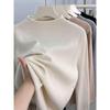 Women's High Neck Slimming Knit Sweater - Versatile Long Sleeve Base Layer Top for Autumn/Winter.