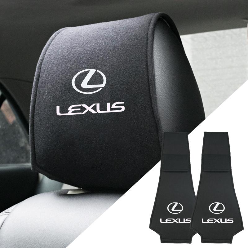 1pc Car Seat Back Headrest Pillow Dustproof Cover For Lexus F SPORT LBX NX RX 350h 450h ES UX 300e GS GX IS LS LX CT LC