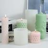 3D Cylinder Honeycomb Candle Mold DIY Silicone Molds for Aromatherapy Candle Making Resin Soap Casting Epoxy Mould Craft