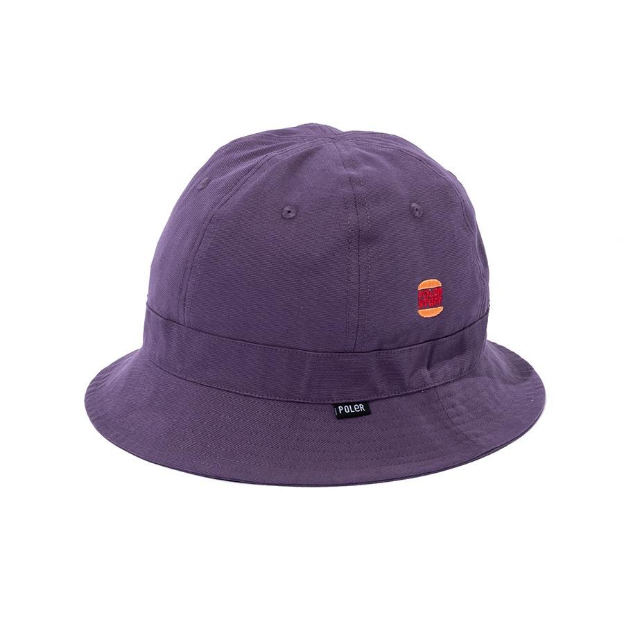 POLERSTUFF Duck Canvas Bell Hat Purple