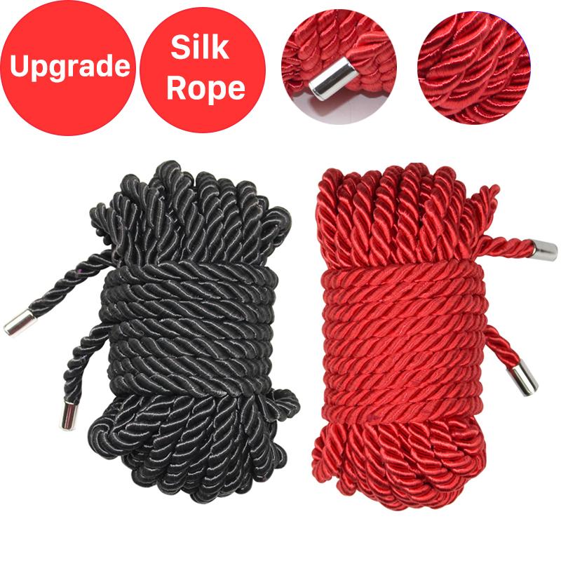 5m/ 10m/ 20m Cotton Rope Female Adult Sex Products Slaves BDSM Bondage Soft Rope Adult Games Binding Rope Role-Playing Sex Toy
