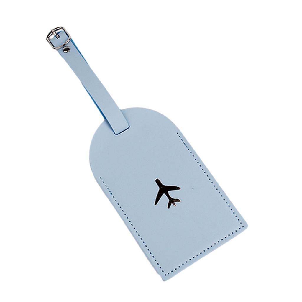 Suitcase Tags Luggage Tag Baggage Backpack Soft Tags with Strap Name ID Address Card Baggage Identifier Travel Accessory