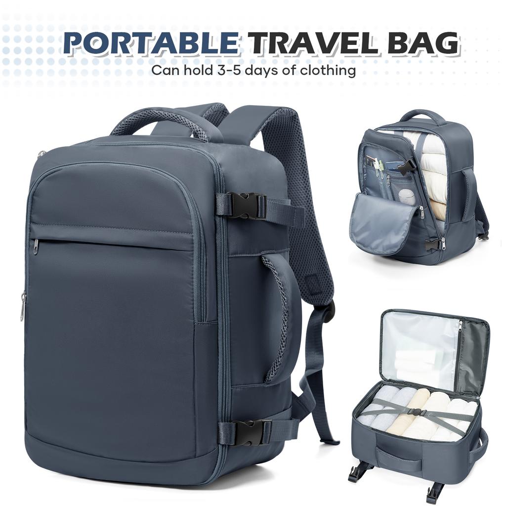 Men 15.6 inch Laptop Bag Cabin Airplane Travel Backpack 40x20x25, Able Carry Hand Luggage Backpack Ryanair, College Backpack