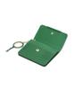 Daks Womens Accessories Green Logo Color Block Cowhide Card Wallet_Dcho5F162E2