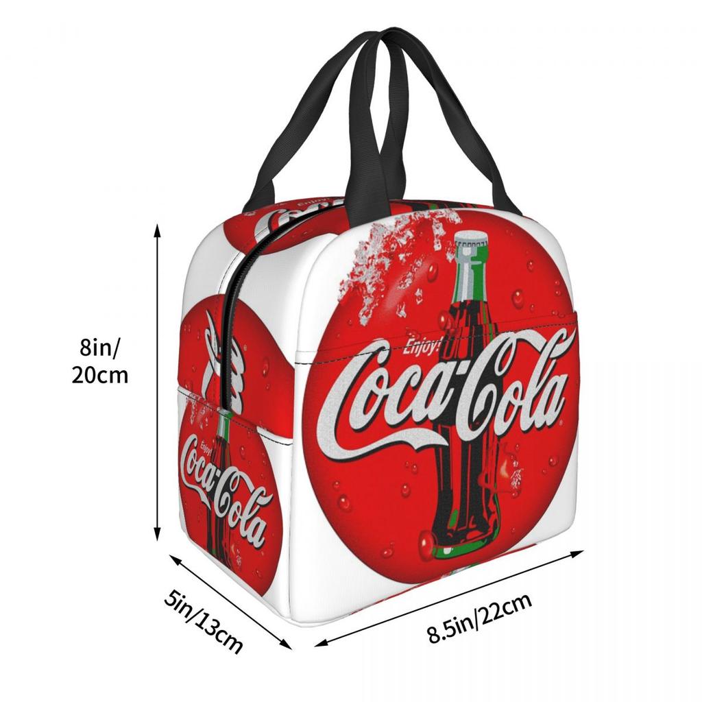 The Original And True Taste Of Cola Insulated Lunch Bag for Women Office Cooler Thermal Food Box Tote Lunch Boxes Container