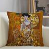Klimt Pillow Cover Polyester Printed Art Cushion Case Sofa Home Decor Xcm Bedroom Living Room Throw Pillowcase Gift