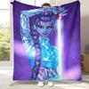 K-Pop Demon Hunters Golden Saja Boys Coperta di Flanella, Coperta in Peluche Ultra Morbida e Calda per Casa Camera da Letto Letto Divano Copertura Ufficio Picnic