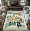 Harry Kane Printed Flannel Area Rug Non Slip Soft Polyester Floor Carpet Indoor Decor Mat for Bedroom Living Room Sofa