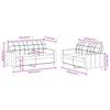 Vidaxl 2-Cz. Relaxation Set With Cushions, Dark Grey, Fabric