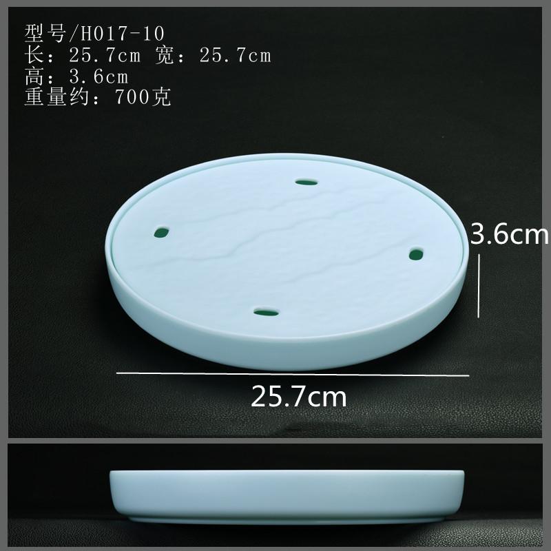 Melamine Blue Dinner Plate Restaurant Tableware Soup Bowl Dry Ice Dish Sashimi Plate Fruit Salad Bowl Dessert Plate Sushi Dish