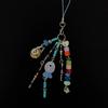 Boho Fish Heart Bead Keychain Phone Charm Strap For Girls Vintage Ccd Camera Chain Bag Lanyard