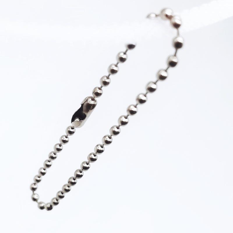 Metal Ball Bead Chain for DIY Nameplates, Jewelry, Toys & Keychains
