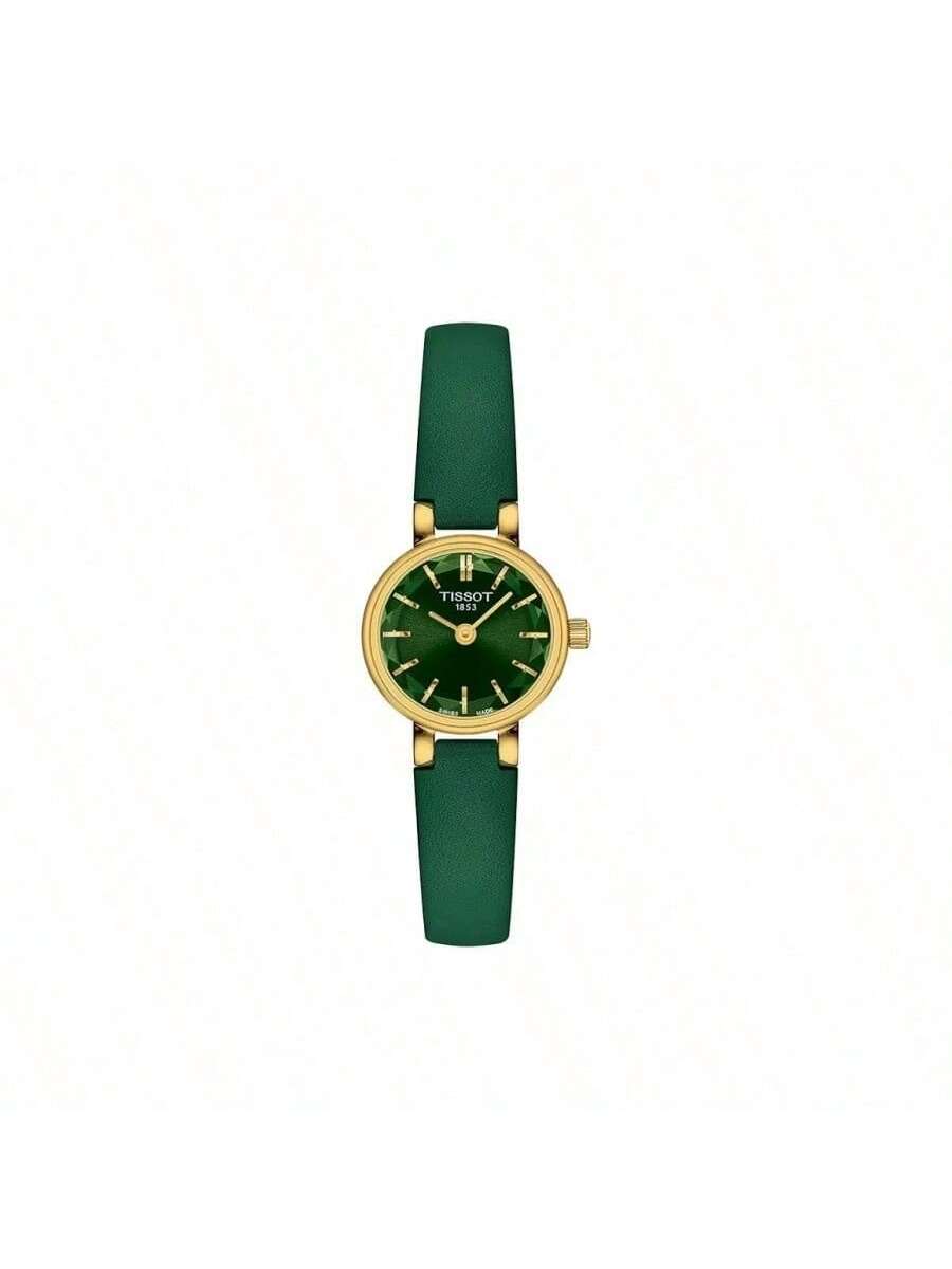 

Tissot Quartz Movement Women s Watch, 100-Meter Water Resistance, Ruibiao Green Dial, Model T140.009.36.091.00 зелений