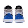 Air Jordan 1 Mid SE Royal Black Toe Men Sneakers Blue White Light-Solar-Flare-Heather 852542-102