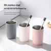 304 Stainless Steel Double-Layer Toothbrush and Mouthwash Cup