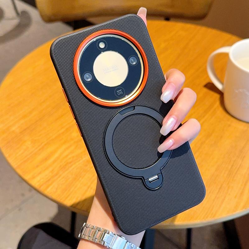 For Huawei Honor X9D Case Hard With Ring Magnetic Wireless charging Protective Back Cover Case For Honor x9d X9 D Phone Shell