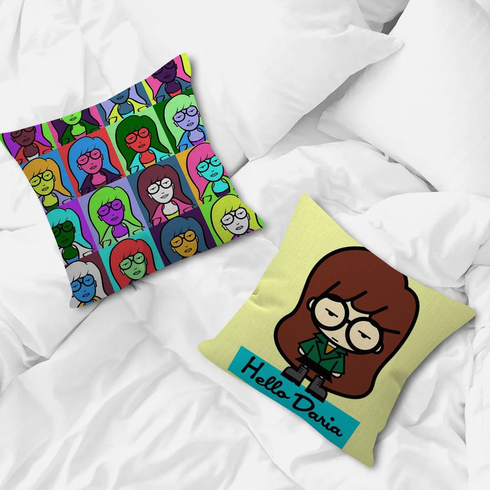 Cartoon Daria Sitcom   Pillow Cover Design Cushion Cover Decor Holiday Decorati