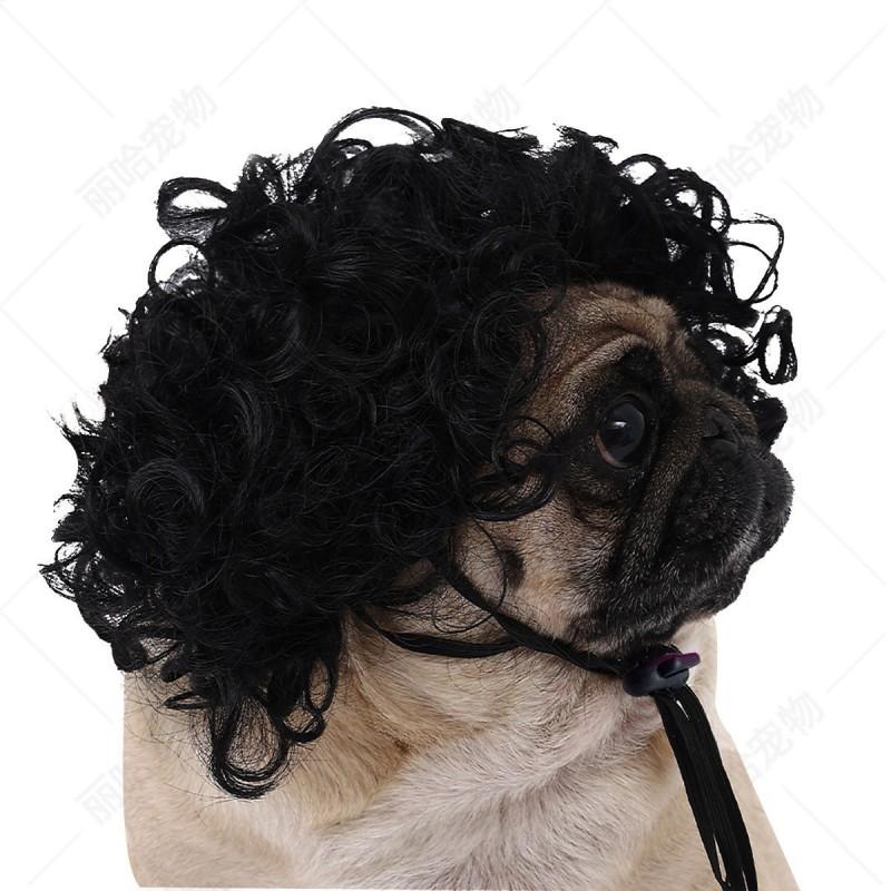 Pet Curler Hair Roll Headwear Funny Costume Cap Dogs Cats Party Festival Decor