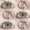 EYESHARE 1 Pair BUBBLE Gray Contact Lenses for Eyes Brown Natural Korean Softlens Beauty Eye Makeup Lens