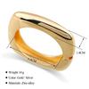 DIEZI 3 Different Style Punk Geometric Cuff Bangles Fashion Gold Silver Color Spring Bracelet Bangles For Women Men Jewelry