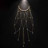 Exploiting Fire Pearl Tassel Headband High-end Ins Style Bride Wedding Headwear Simple Niche Hair Accessories