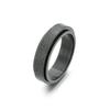 Unisex Titanium Steel Frosted Spinner Ring - Simple Decompression Design, Colorful Finish
