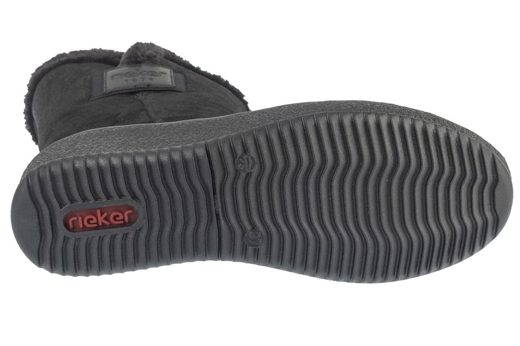 RIEKER Booties, Womens Black Winter Boots