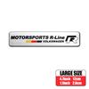 OPQ1 Car Accessories 3D Metal Alloy Car Motorsport Logo Body Trunk Sticker for Volkswagen VW  Golf 6 7 8 Passat CC 4 Motion MTM Blue