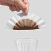 50 Stück 1-2 Tassen Korb Pour Over Kaffeefilterpapier Passend für B75 Kaffeefilter & 1-2 Tassen Korbfilter Barista Werkzeug
