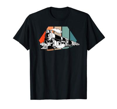 Locomotive à vapeur, chemin de fer miniature, locomotive, chemin de fer, t-shirt train