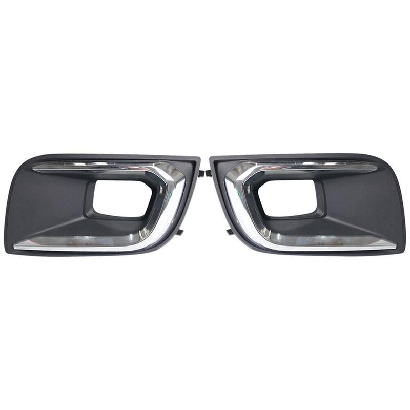 New Front Left & Right Bumper Fog Light Bezel Cover for Toyota Sequoia 2018-